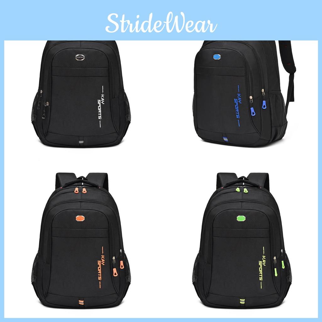 Fabric Oxford Large Backpack With Letter Design For Teens Travel School And