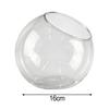 Decorative Bauble Glass Terrarium For Weddings For Christmas 20cm Decorative Succulent Container Open Mouth Design