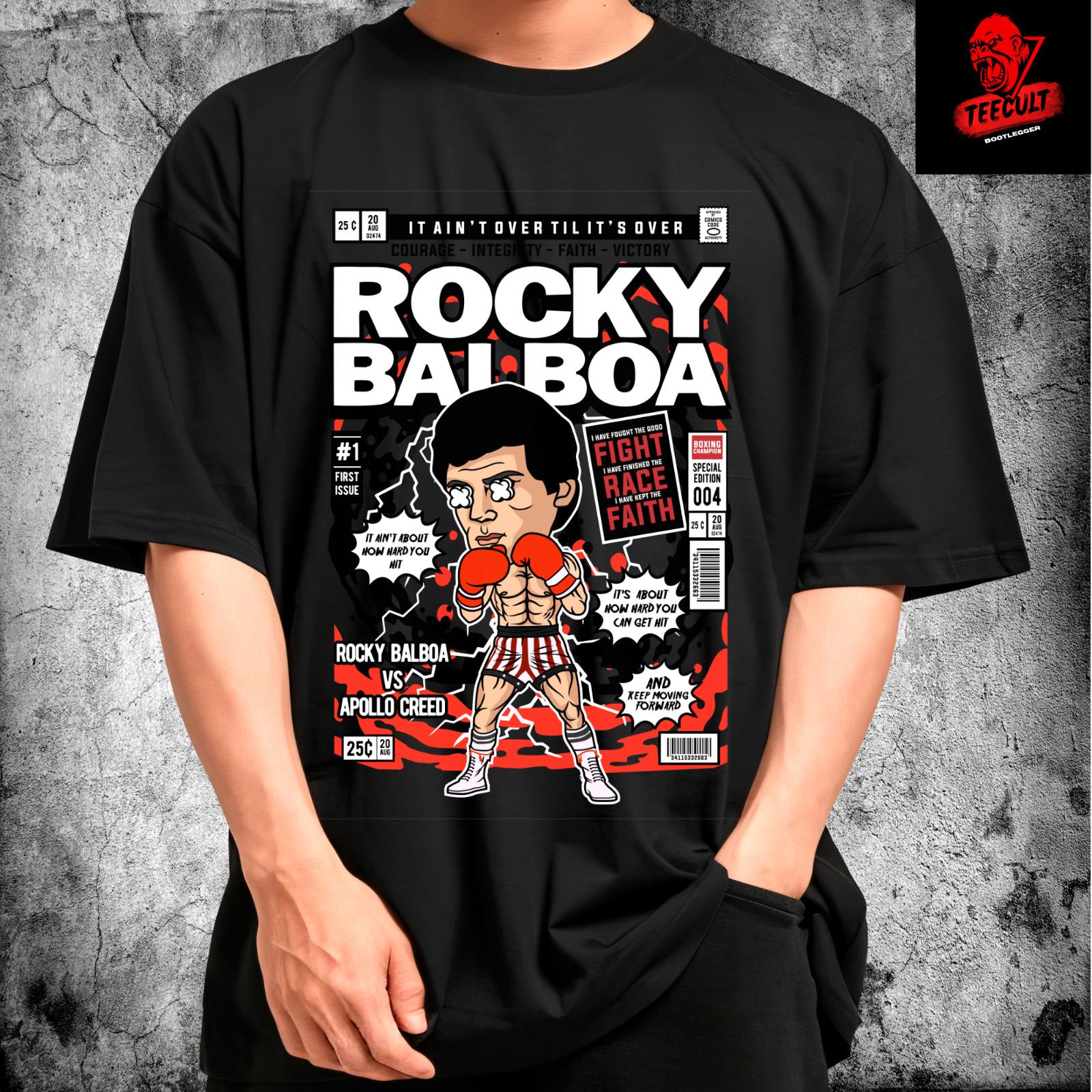 

26 Rocky Baloa Cult Film Character Tee Funko Pop Unisex Heavy Cotton T-Shirt S–3XL Unisex T-Shirt M