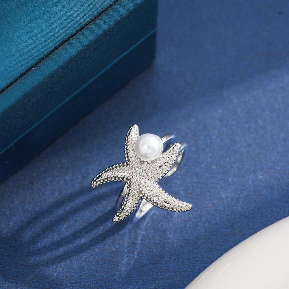 New Ocean Series Retro Ring: Luxurious Niche Design with High-End Feel
