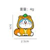 Metal Enamel Doraemon Brooch, Japanese Anime Cute Cartoon DINGDANG Cat Lapel Pin, Decorative Enamel Badge for Backpack Clothes Decoration