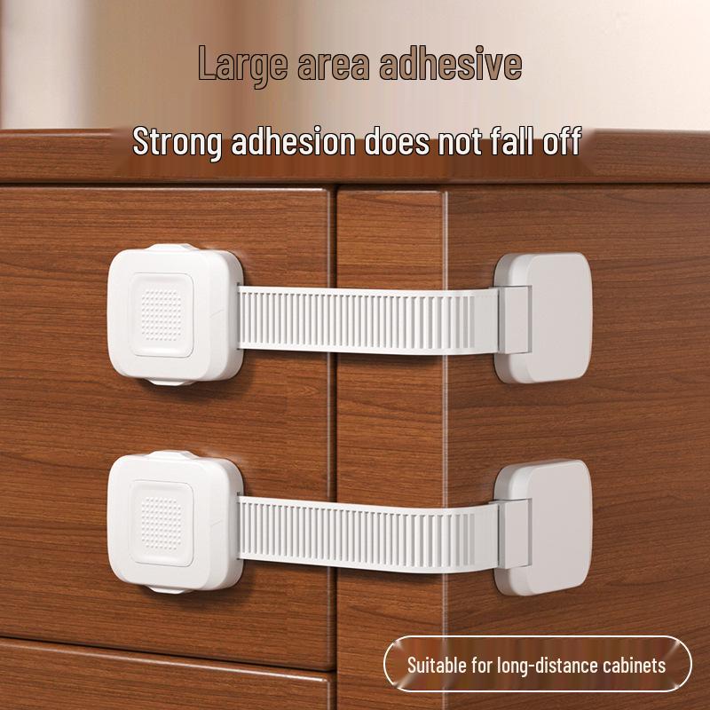 Child Safety Drawer & Cabinet Lock - Anti-Push Pull Door & Refrigerator Protection