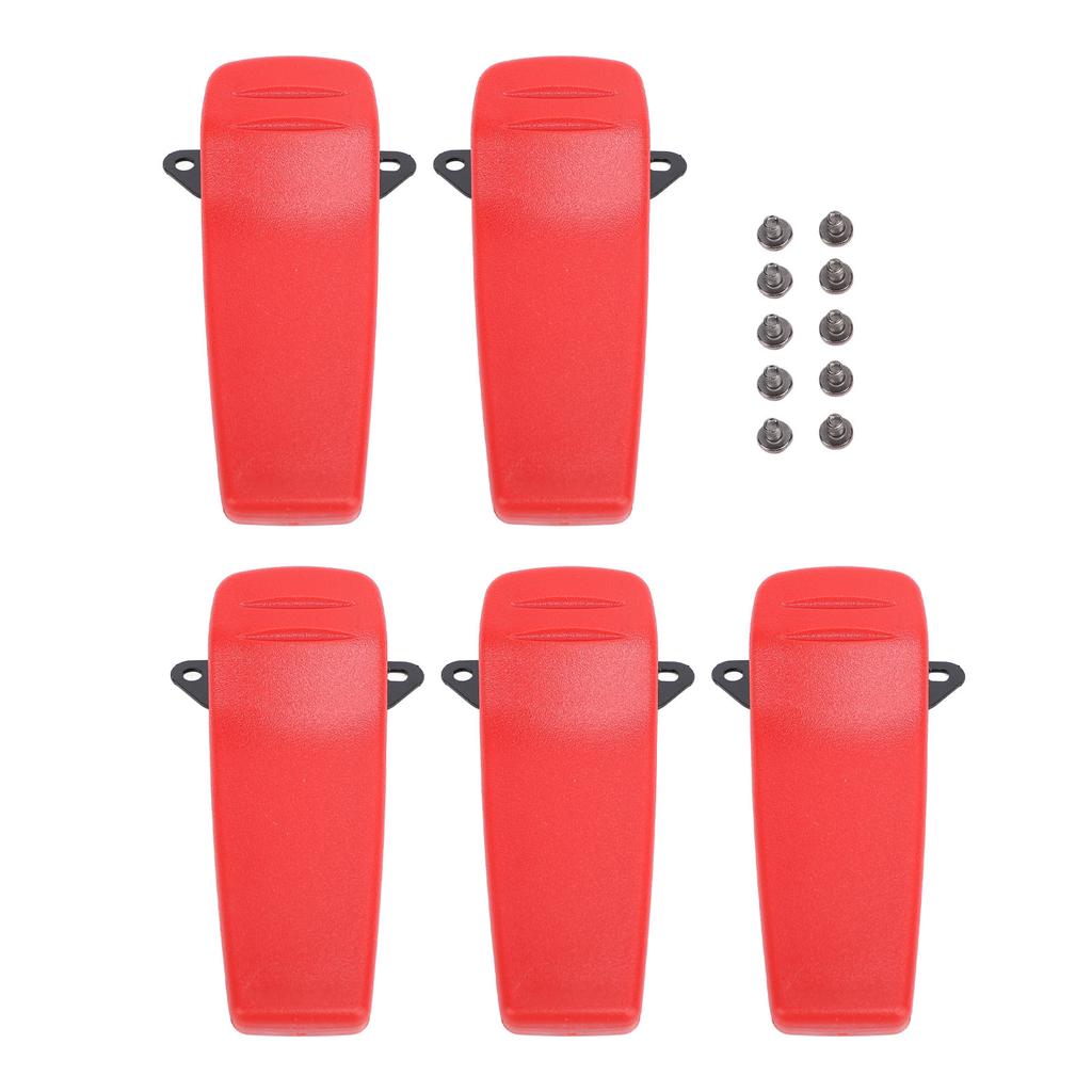 5 szt. Przenośny klips do paska radia dwukierunkowego Zamienny Kompatybilny z baterią BP‑210 BP‑209 BP‑222 do IC‑V82