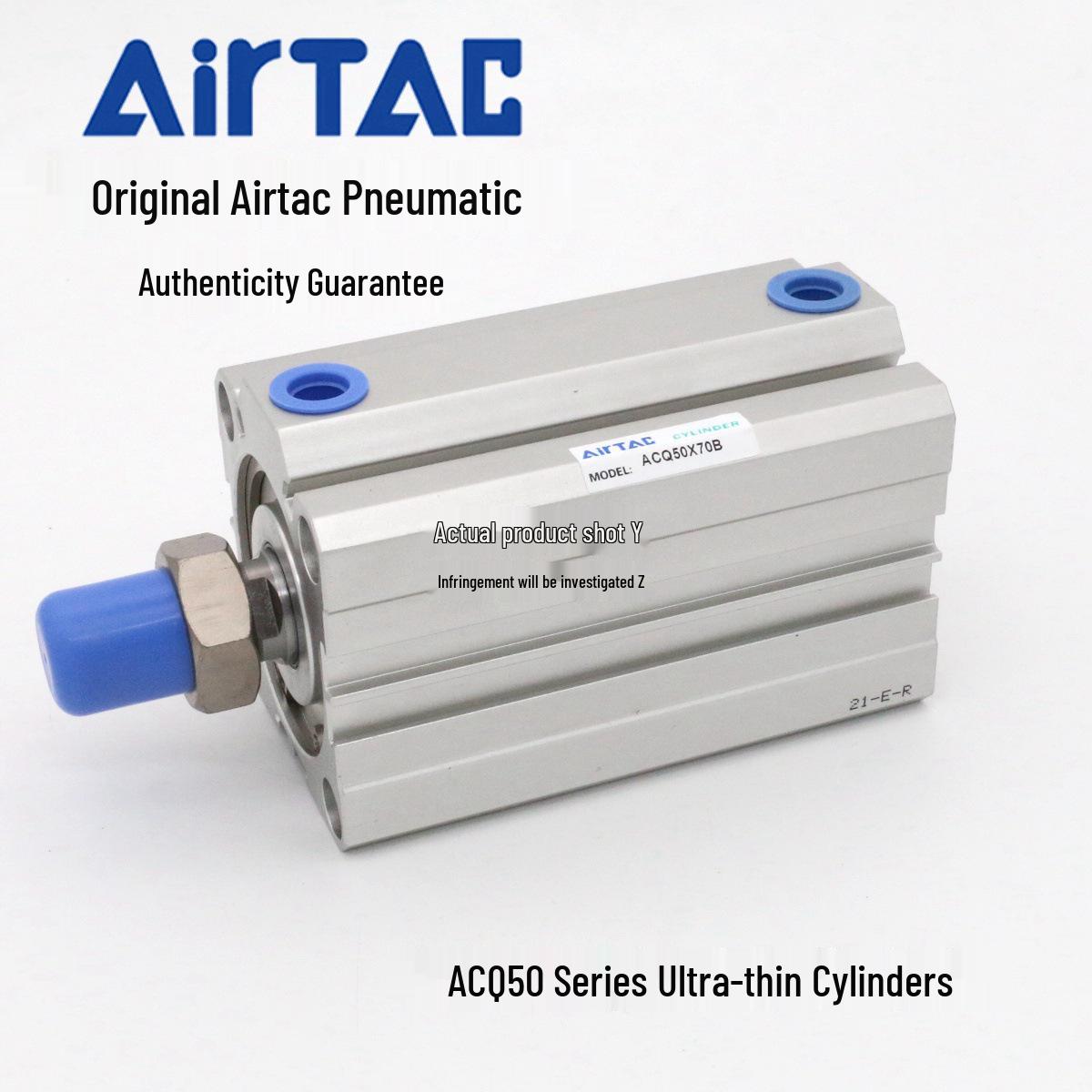 

AirTAC Ультратонкий циліндр ACQ50X70/70B/70S/70SB Internal Thread Non-Magnetic