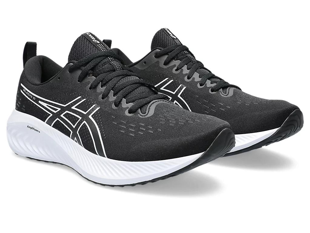 Running shoes ASICS black - white Gel-Excite 10