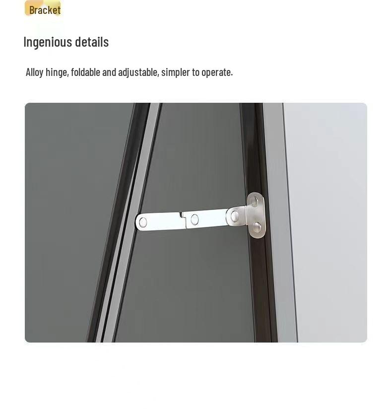 Full-Length Wall-Mounted Dressing Mirror: 3D Try-On for Girls' Bedroom & Makeup