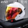 DOT 3C Certified 3/4 Motorcycle Helmet Men Women Full Season Use UV Protection Open Face Off-Road Riding