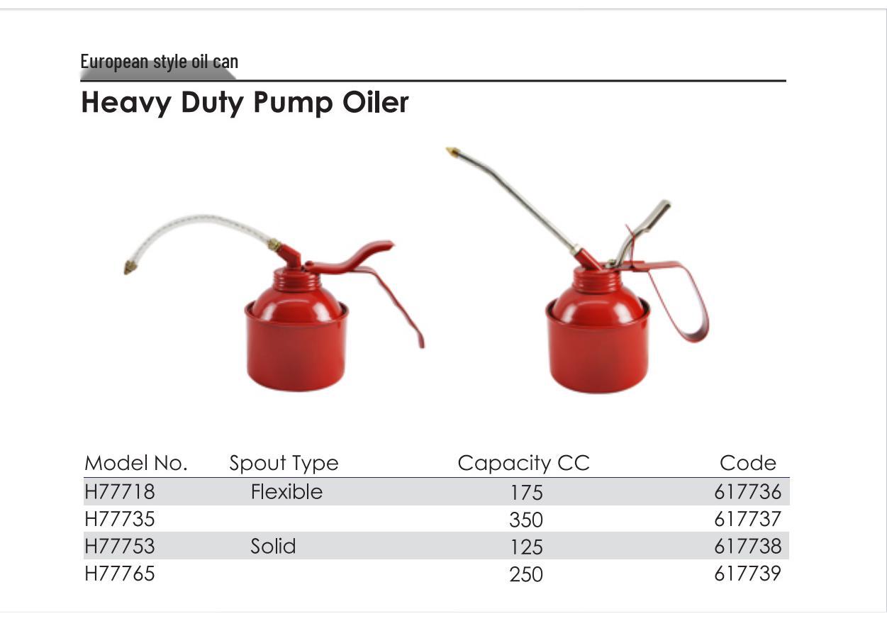 European Style Marine Oil Can - FAPRO by Yutian Technology (Model: impa617736) - Available in Various Specifications for Convenience and Speed Rigid Tube 125cc