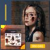 Realistic Halloween Scar Face Tattoo Stickers - Waterproof Makeup Terror Stickers