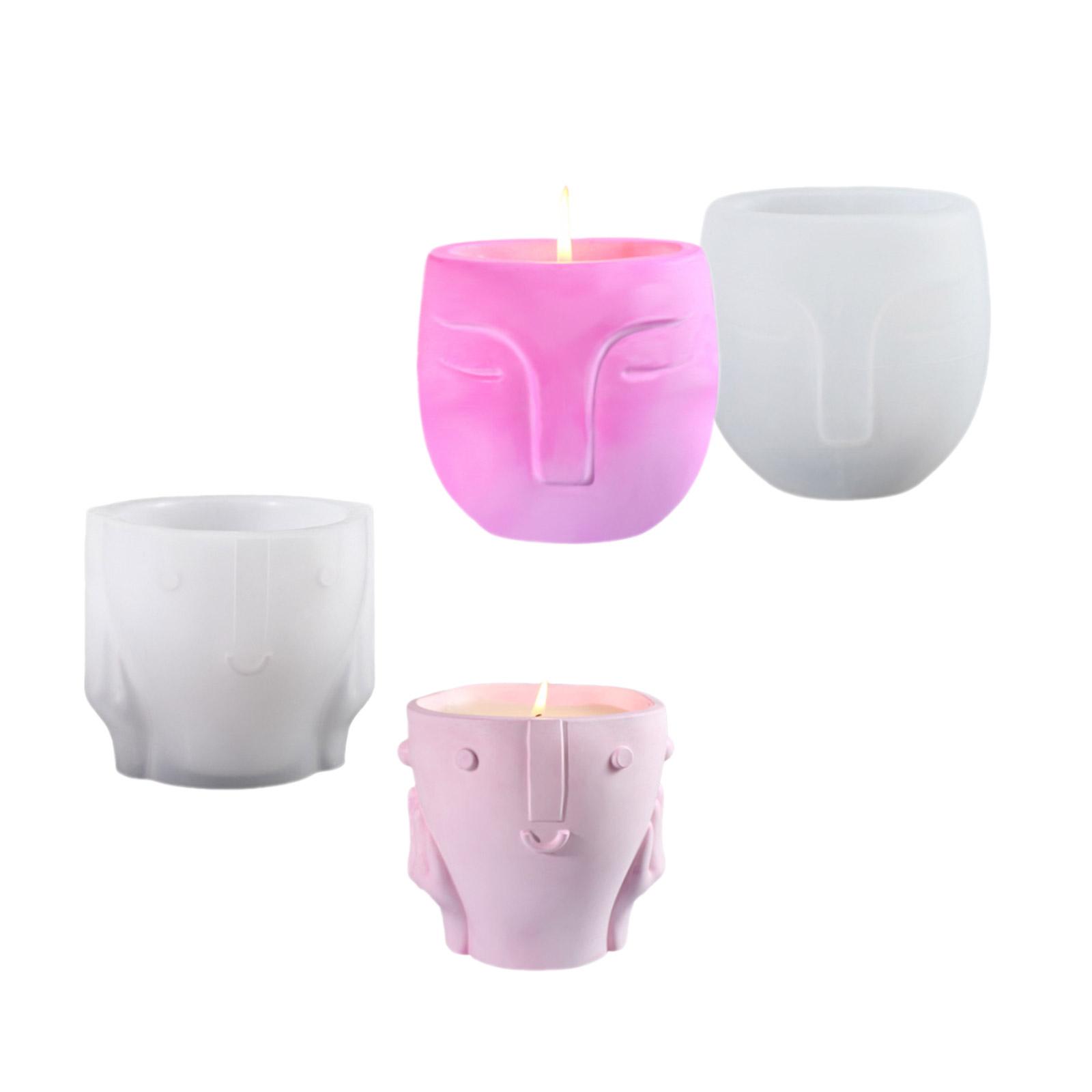 

Инновационные силиконовые формы для ваз для цветов, гибкие формы для орнаментов в форме лица, силиконовая форма для цветочных горшков, подходящая для поделок A