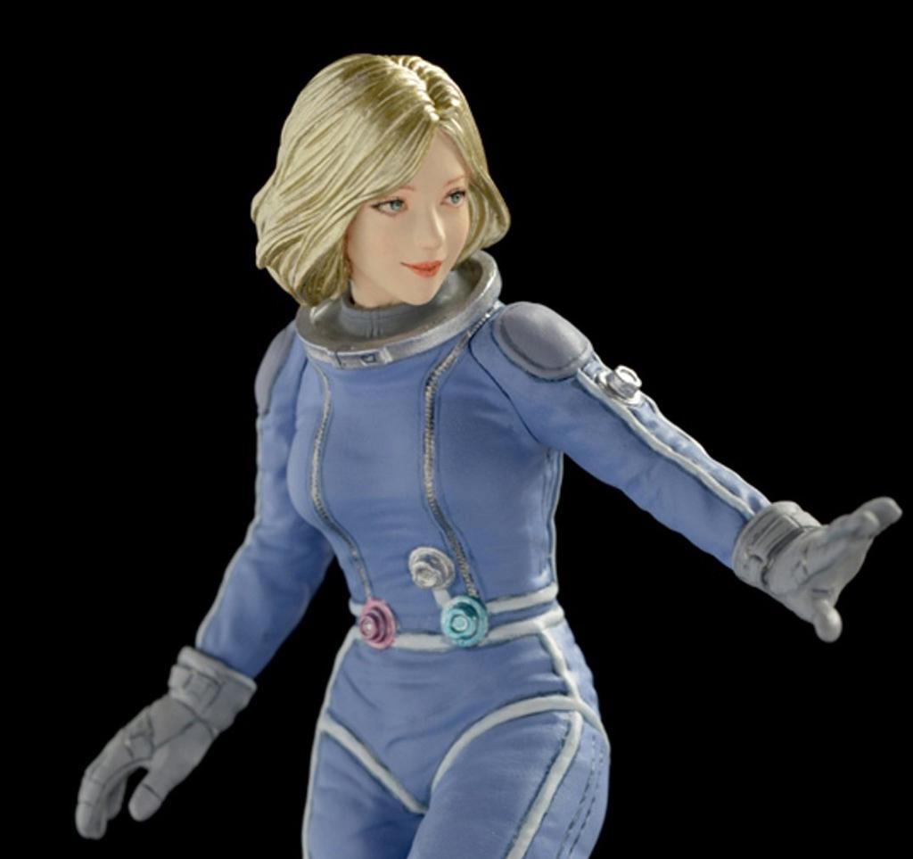 Brick Works Mercenary Female Space Pilot B Resin Cast Assembly Kit 1/20 "Floating" (Low Gravity/Aerobic Environment)