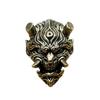 1/2Pcs Prajna Skull Head Brass Knife Beads Charms for DIY Woven Bracelets Lanyard Pendants EDC Outdoor Tool Hangings Accessories