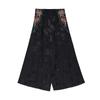 Women's Ethnic Style Embroidered Wide-Leg Pants - Casual Retro Long Trousers