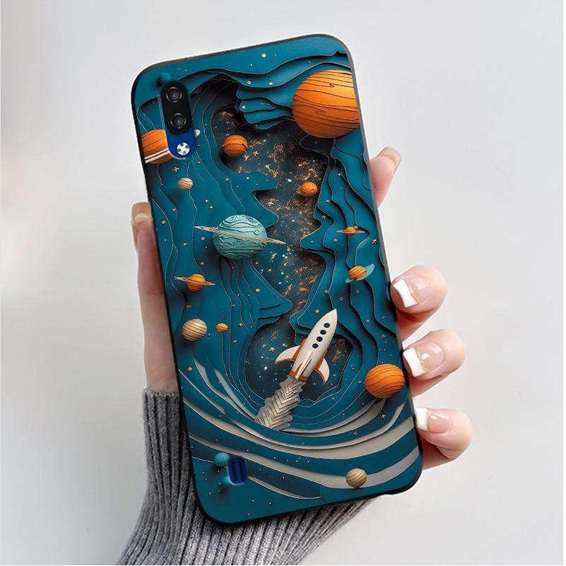 Phone Case For ZTE Blade A51 Lite / A5 2020 Casing Luxury Fashion Butterfly Flower Black Jelly Soft TPU Case Silicone Back Cover
