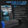 Clay Bar Towel, AutoCare Fine Grade Microfiber Clay Towel Automotive Detailing Towel For Car Detailing, Creative Gift-Blue, 1 Pack