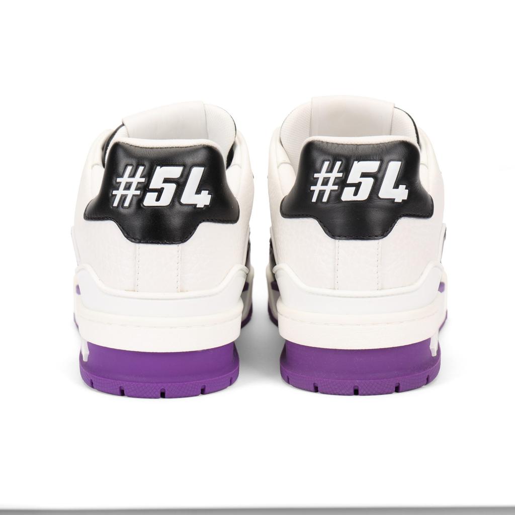 Louis Vuitton Trainer Low Top Skateboard Shoes Women's Purple 1ADHMR