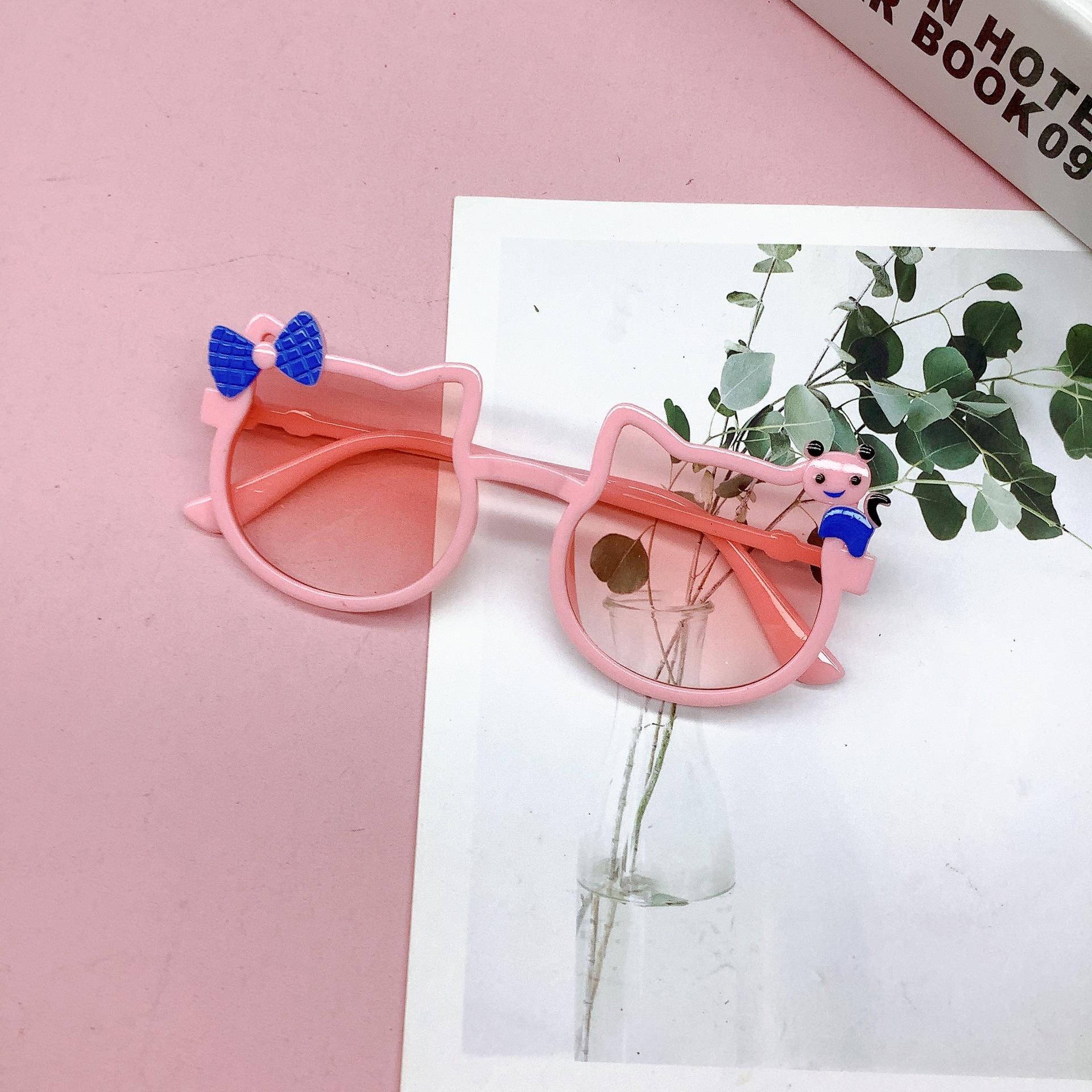 

Модные детские солнцезащитные очки Cute Bow Cute Treasure Солнцезащитные очки с защитой от ультрафиолета для детей, мальчиков и девочек