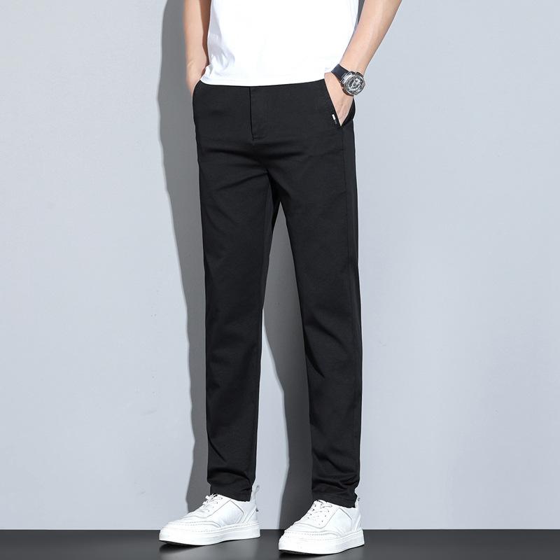 

Casual Pants Men s Trendy Versatile Trousers Slim Korean Version Solid Color Simple Loose Straight Pants Men 38