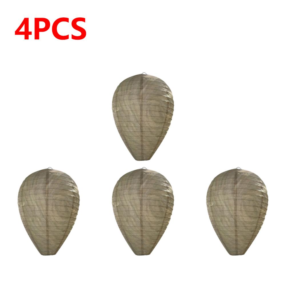 1-10 Stück Hängende Wespenhorst-Attrappe Fliegenfänger Papierwespen-Attrappe Bienen-Attrappe Abschreckung für Außenbereich Garten Insektenschutzfallen