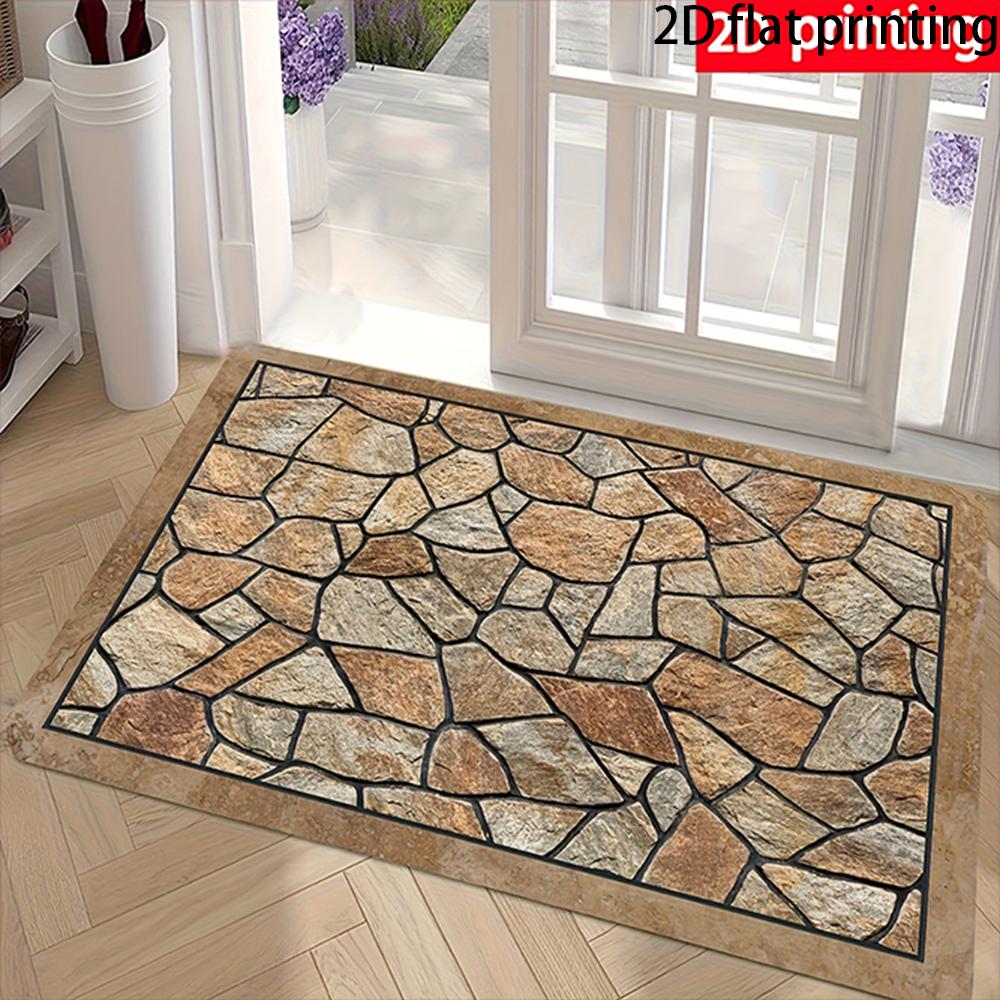 2D Flat-1PC Unique Doorway Floor Mats , Welcome Mats for Home Decoration.