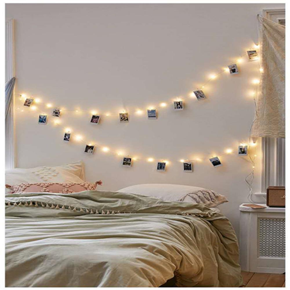 20PCS Photos Pictures Clamp Clips for Fairy String Light Home Party Daily Use DIY Decoration Christmas Xmas Thanksgiving Present Gift Portable