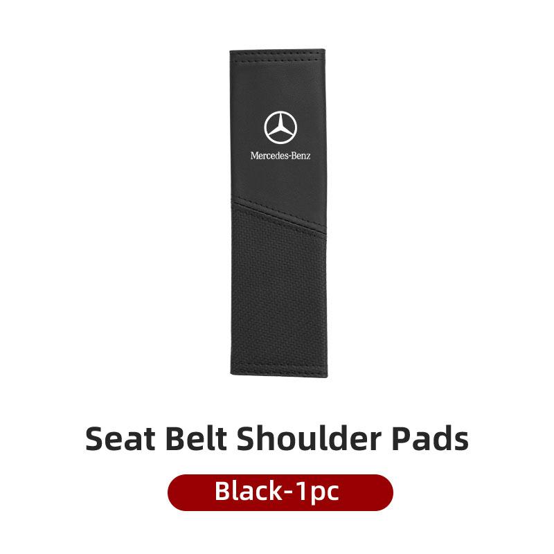 

For Mercedes Benz Car Seat Safety Belt Shoulder Cover Spliced Protective Cover CLK GLC W212 C200 C300 W203 W204 W205 W169 W176