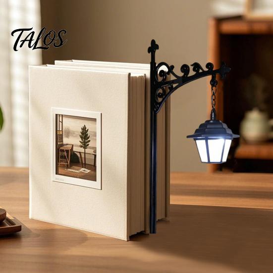 Indoor Accent Lighting Vintage Bookshelf Light, LED Reading Lamp for Bookcase, Metal Retro Lamp, Compact Light Bookcase Decorative Desk Book Lovers &