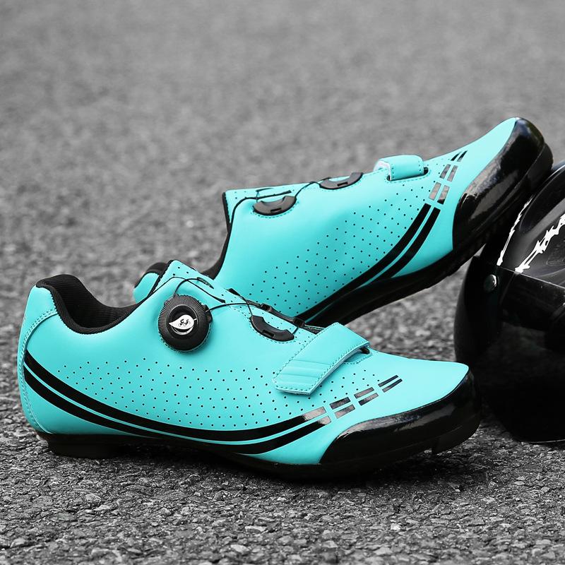 Nuevas Zapatillas de Ciclismo para Exteriores para Hombre y Mujer Zapatillas de Ciclismo Zapatillas de Ciclismo Hebilla Giratoria Bloqueo de Montaña Bloqueo de Carretera Desbloqueado