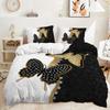 Purple Butterfly Rose Bedding Sets Fashion Duvet Cover Sets Twin Full Queen King Size Pillowcase For Kids Adult Gift Bed Linen