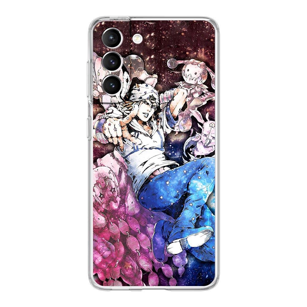

Чехол для телефона Jojo Bizarre Adventure для Samsung Galaxy S22 5G S20 Ultra S21 FE 5G S10E S9 S8 S10 Plus Note 20 10, прозрачная задняя крышка Note 10 Plus