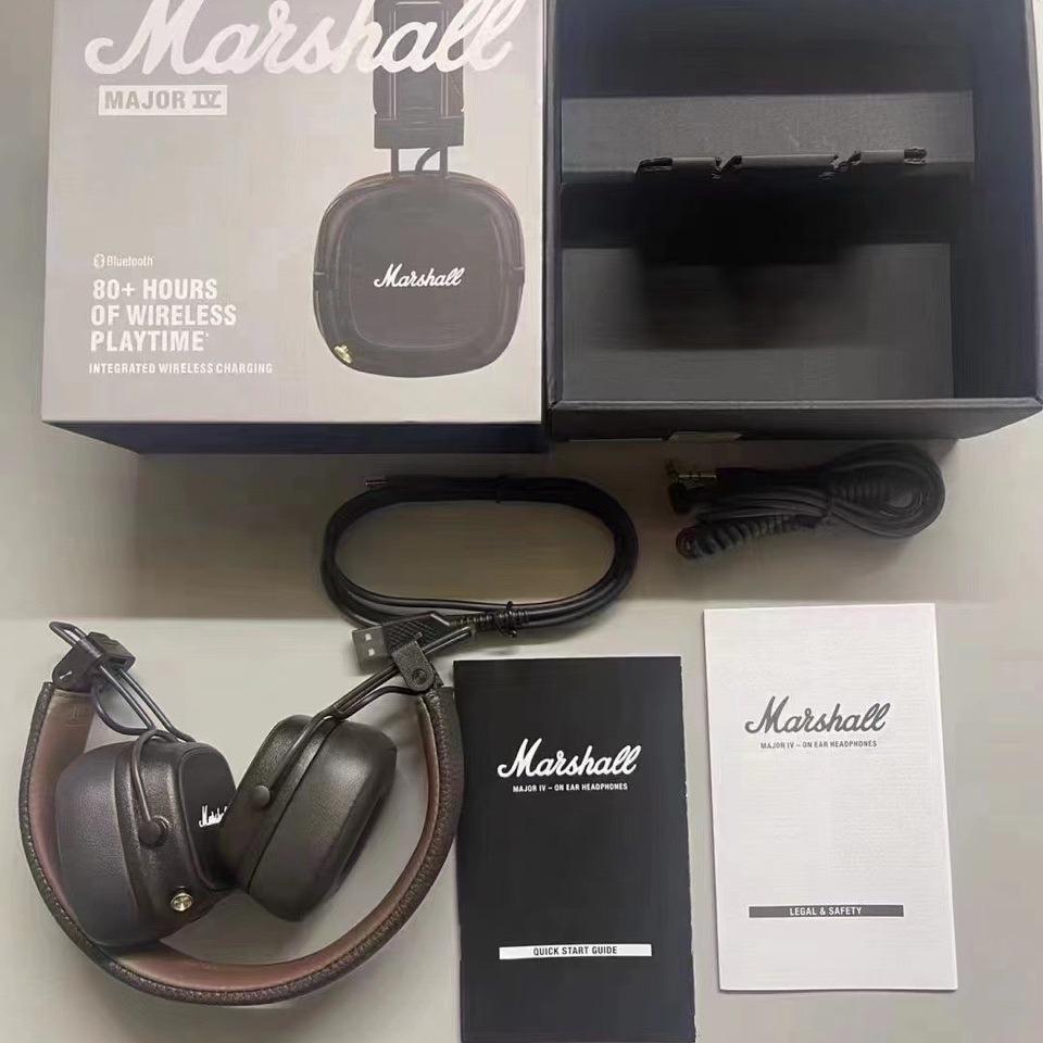 Compatible with Marshall Major IV Over-Ear Wireless Bluetooth Headphones, Heavy Bass