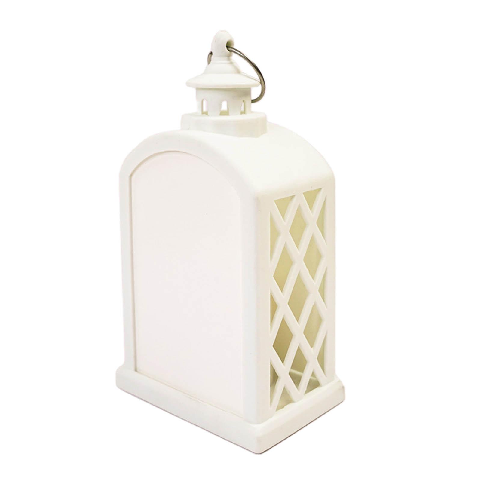 

1 шт. Сублимационная заготовка Рождественские светодиодные фонарики Рождественское украшение для сада Домашнее украшение для вечеринки DIY Термопечать белый