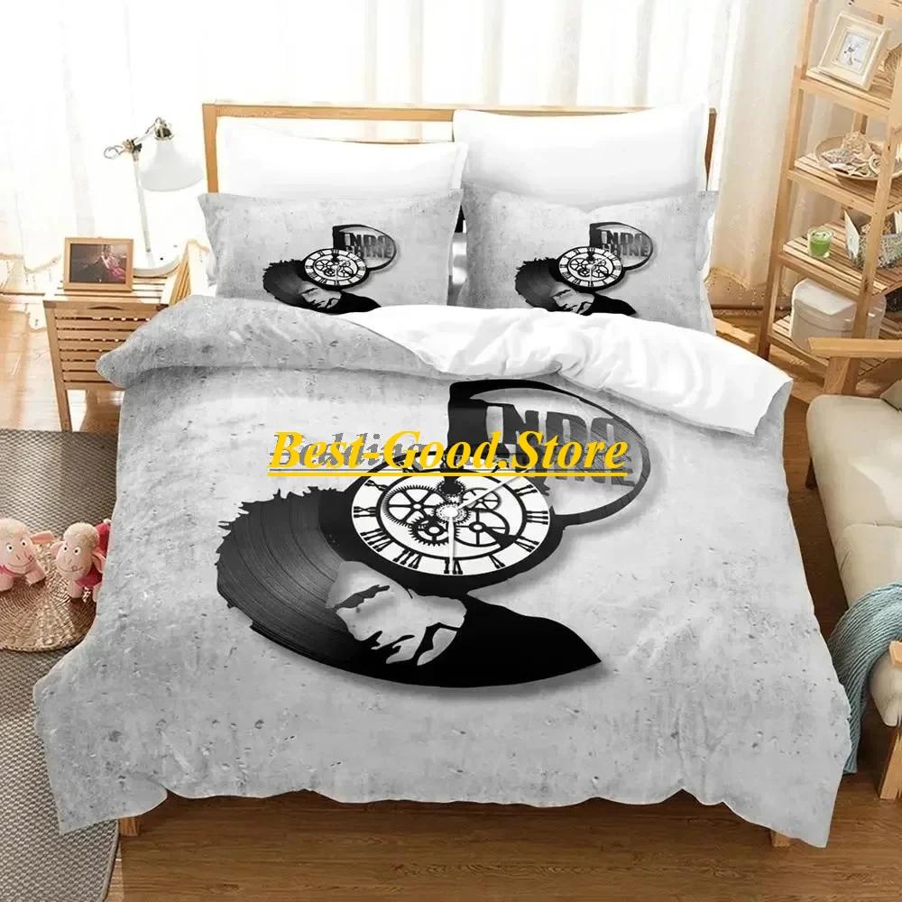 Logo Indochine Rock Bedding Set Duvet Cover Sheet Printed Bed Set Pillowcase Bed Full Queen King Size Comforter Bedroom