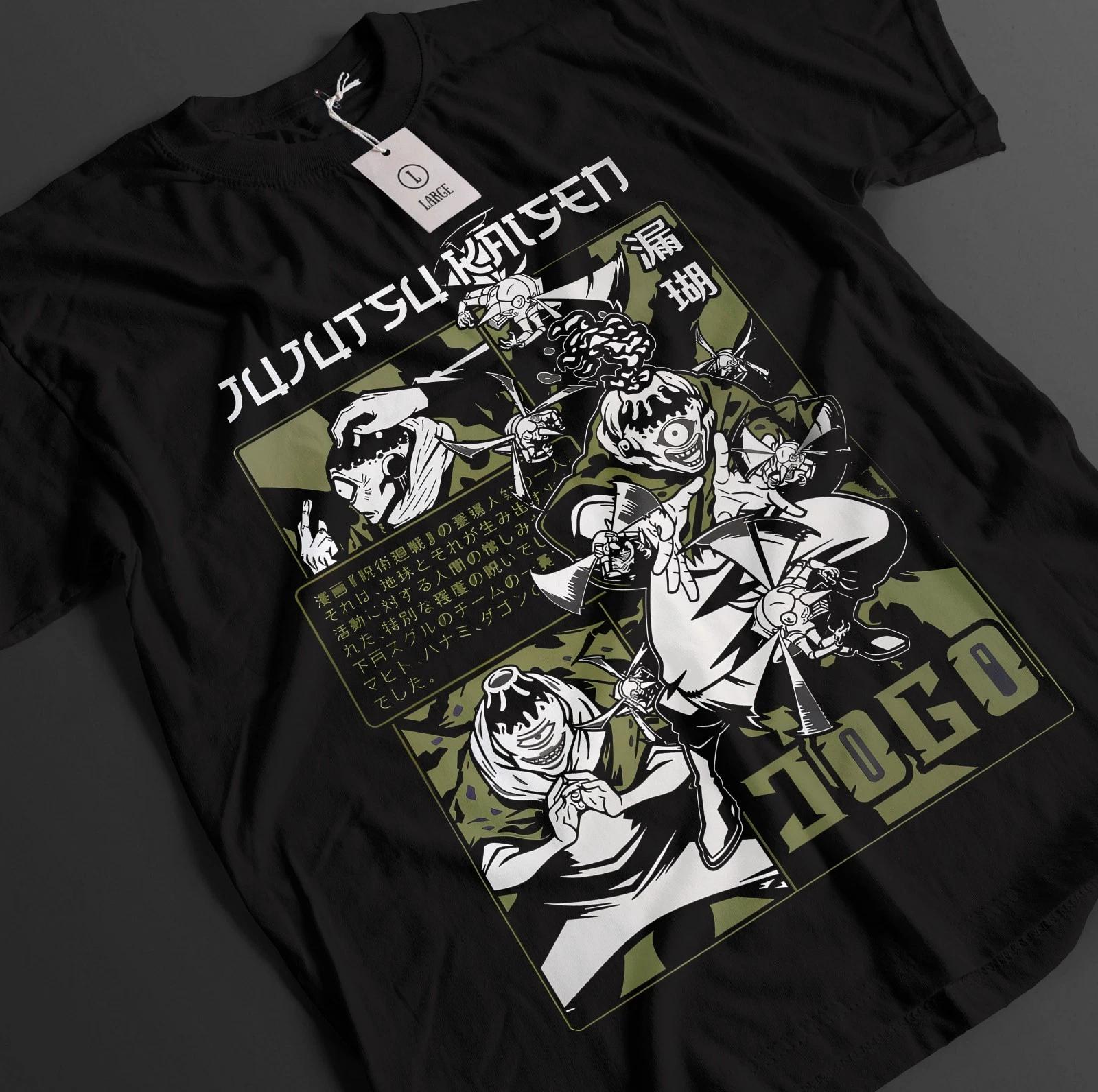 

Футболка Jujutsu Kaisen Маки Зенин Футболка Сукуна Годжо Футболка Аниме JJK Унисекс L