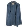 RRL 0201R Indigo Baumwolle x Leinen Denim Shop Coat Mantel M IndigoUsed
