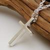 Cross necklace for cross silver silver for men and 100 for made of with width azuki chain men, necklace, necklace, men's necklace, 925, men's, small,