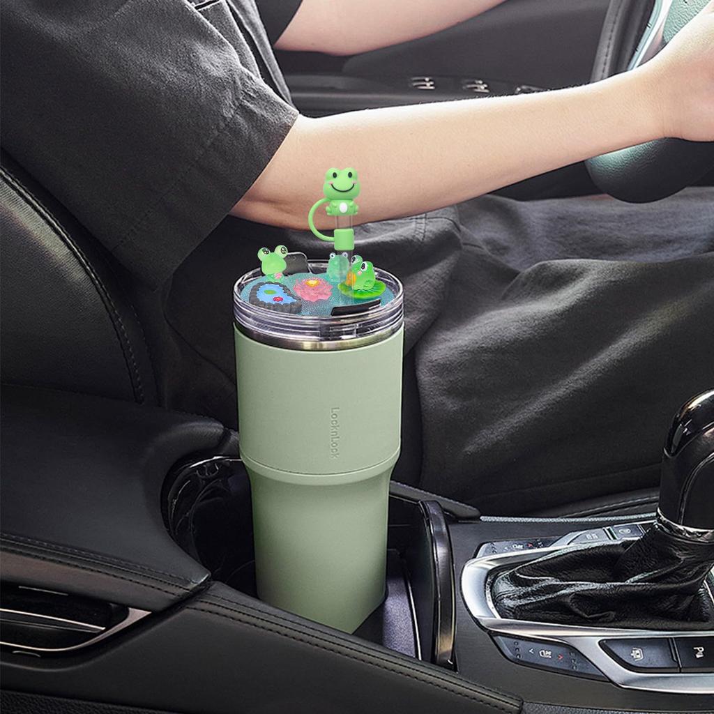 30/40oz Cute Lid Accessories for Stanley Cup,Glow At Night,Can Cover,Straw Cover Cap,Straw Stopper for Tumbler Water Bottle