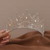 2024 Crystal Rhinestone Bride Crown Headdress: Wedding & Birthday Hair Accessories