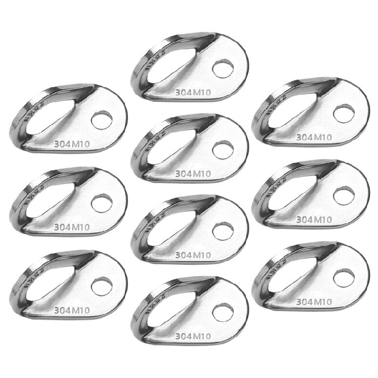 

10Pcs Stainless Steels Climbing Anchors Point Bolts Hanger Climbing Anchors Bolts Hammock Bolts Hanger Plate Easy to Use 1