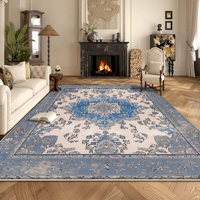 

Великі килими у вітальню в ретро-стилі, богемний декор для дому, легке прибирання, килим для спальні, дивана, журнальних столиків, нековзний килимок для підлоги 60x90cm