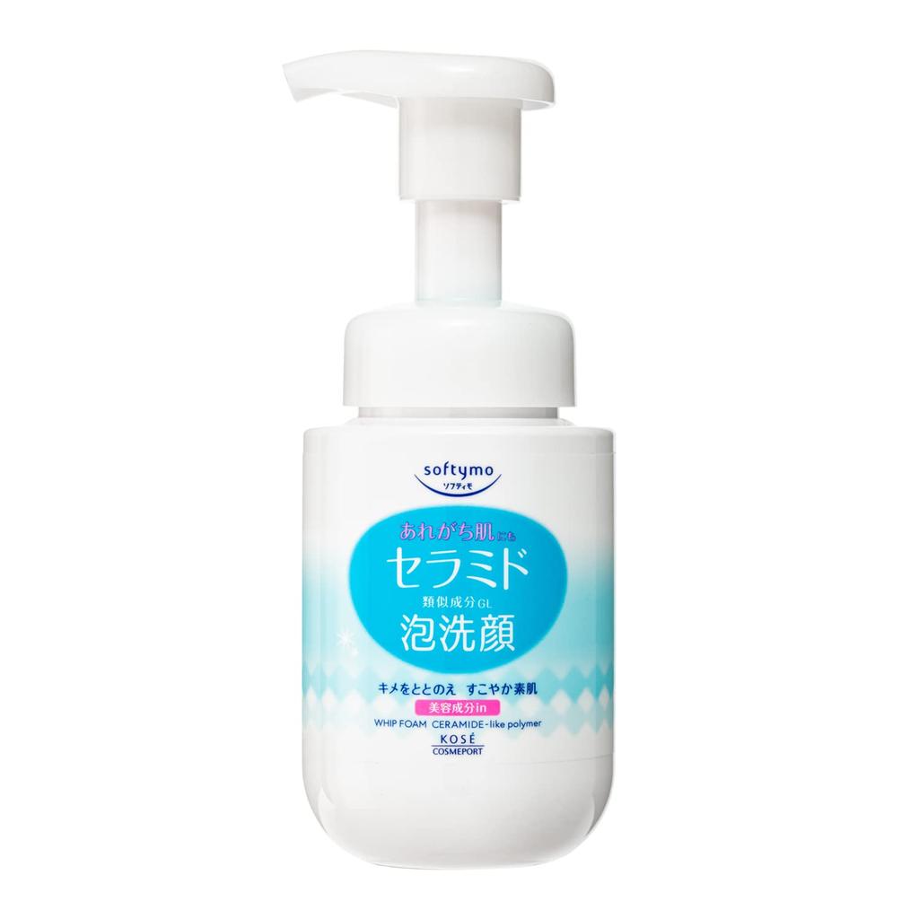 Softymo KOSE Foaming Facial Cleanser Facial Cleanser for Pore Cleansing (Ceramide) Bottle, 150ml,