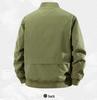 Men's Thickened Cotton Baseball Collar Jacket - Windproof American Workwear Style, Warm Autumn/Winter Outerwear