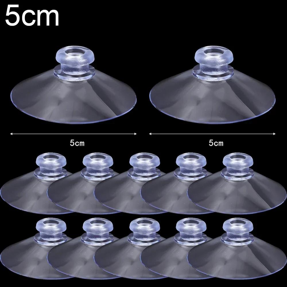 100/5x Mushroom Head Suckers Hanging Hooks for Window Wall Strong Vacuum Suction Cups Towel Hanger Glass Table Tops Home Decor