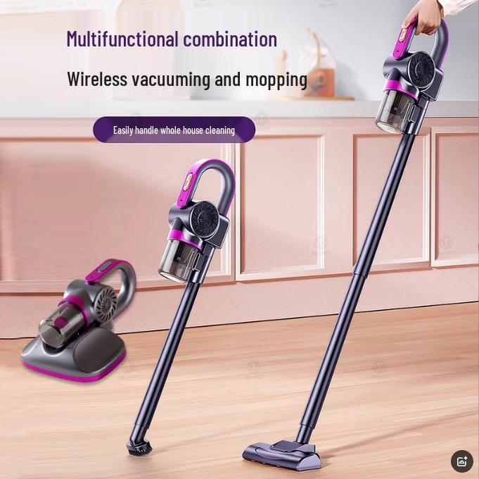 Portable Wireless Handheld Vacuum Cleaner - Multifunctional Mite and Pet Hair Remover