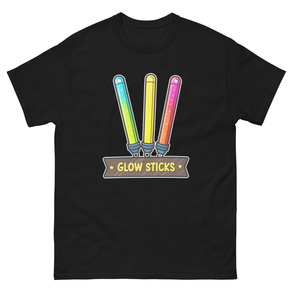 Glow Sticks Party Supplies Items Birthday Event T-Shirt