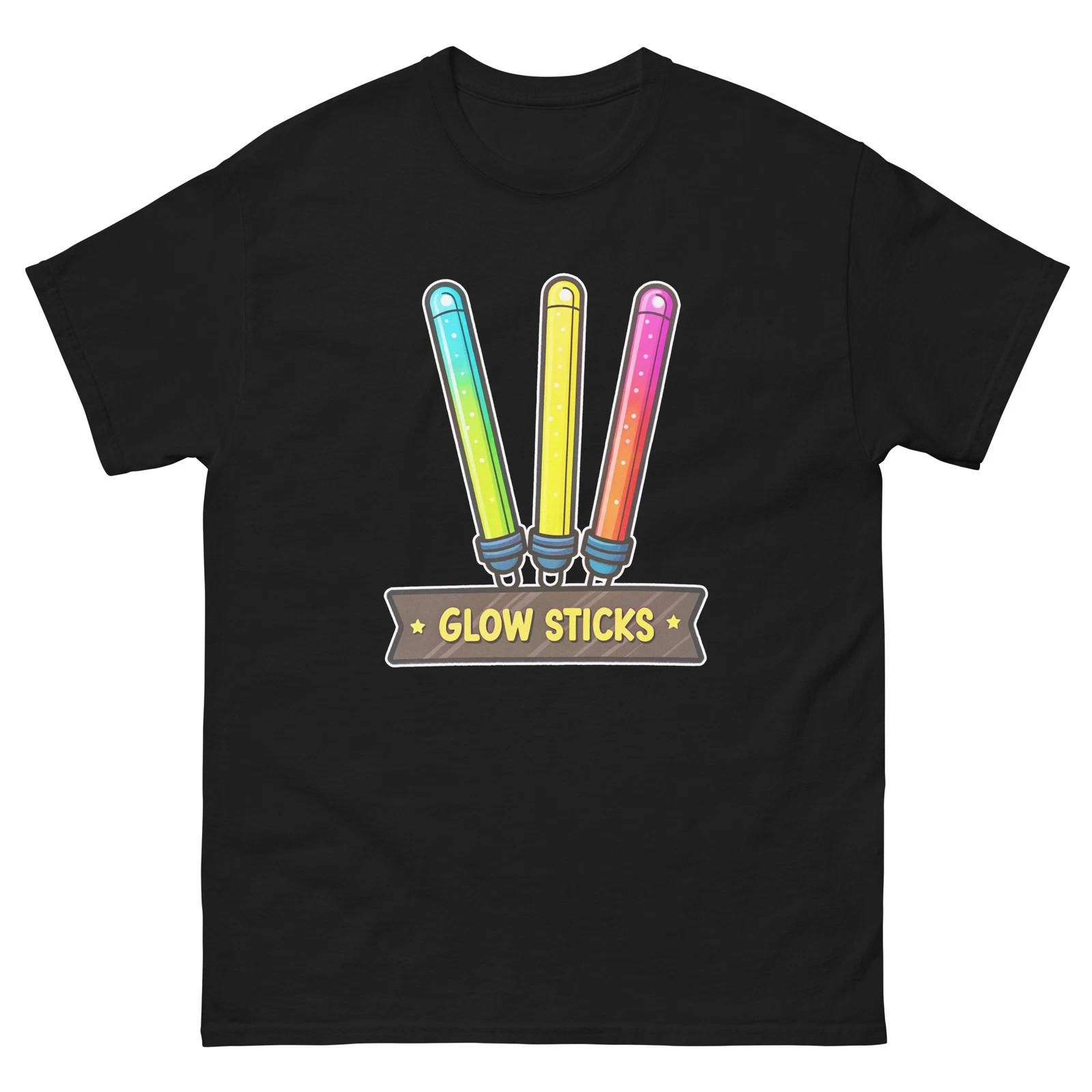 

Glow Sticks Party Supplies Items Birthday Event T-Shirt S