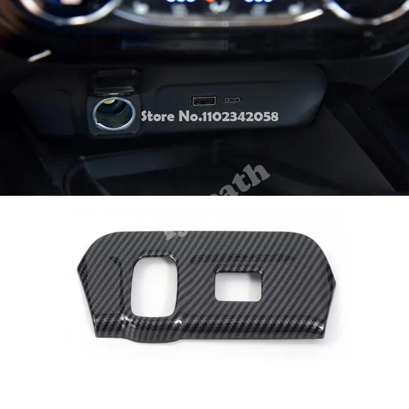 LHD ABS carbonfiber For Chevrolet Trax 2024+ Air Condition Outlet Console Gear panle Head Window swtich handle Panel Accessories