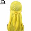 Unisex Women Men Silk Durag Turban Hat Wigs Biker Headwear Headband Hair Accessories Long Tail Straps Bandanas Silky Durags