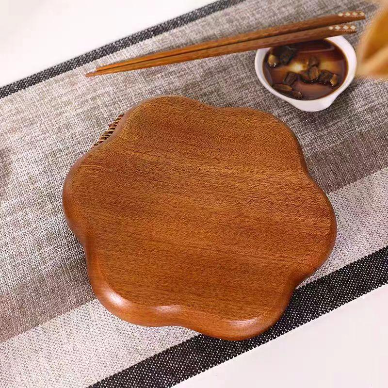 Yu Yi Angel Wooden Tea and Snack Tray