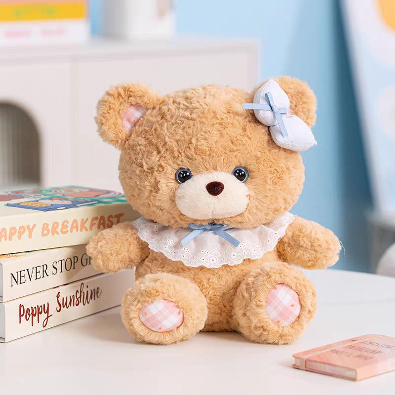 20CM Teddy Bear Plush Cute Animal Themed Parties Toys Nursery Bed Room Bed Decor Great Gift for Baby Boy Girls